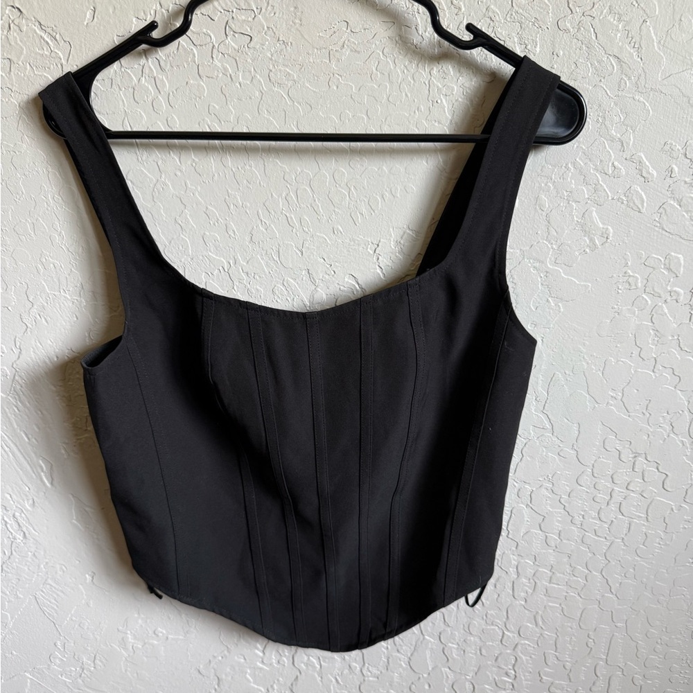 Crop zip up top